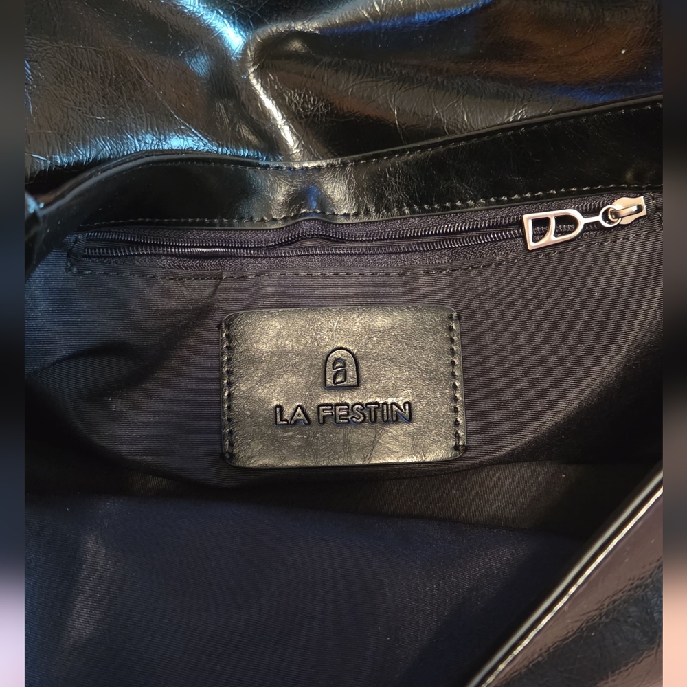 New LA'FESTIN Large Leather Shoulder Bag - Picture 9 of 10